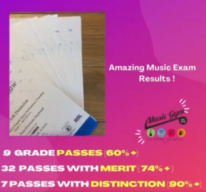 Exam Results at the Music Gym